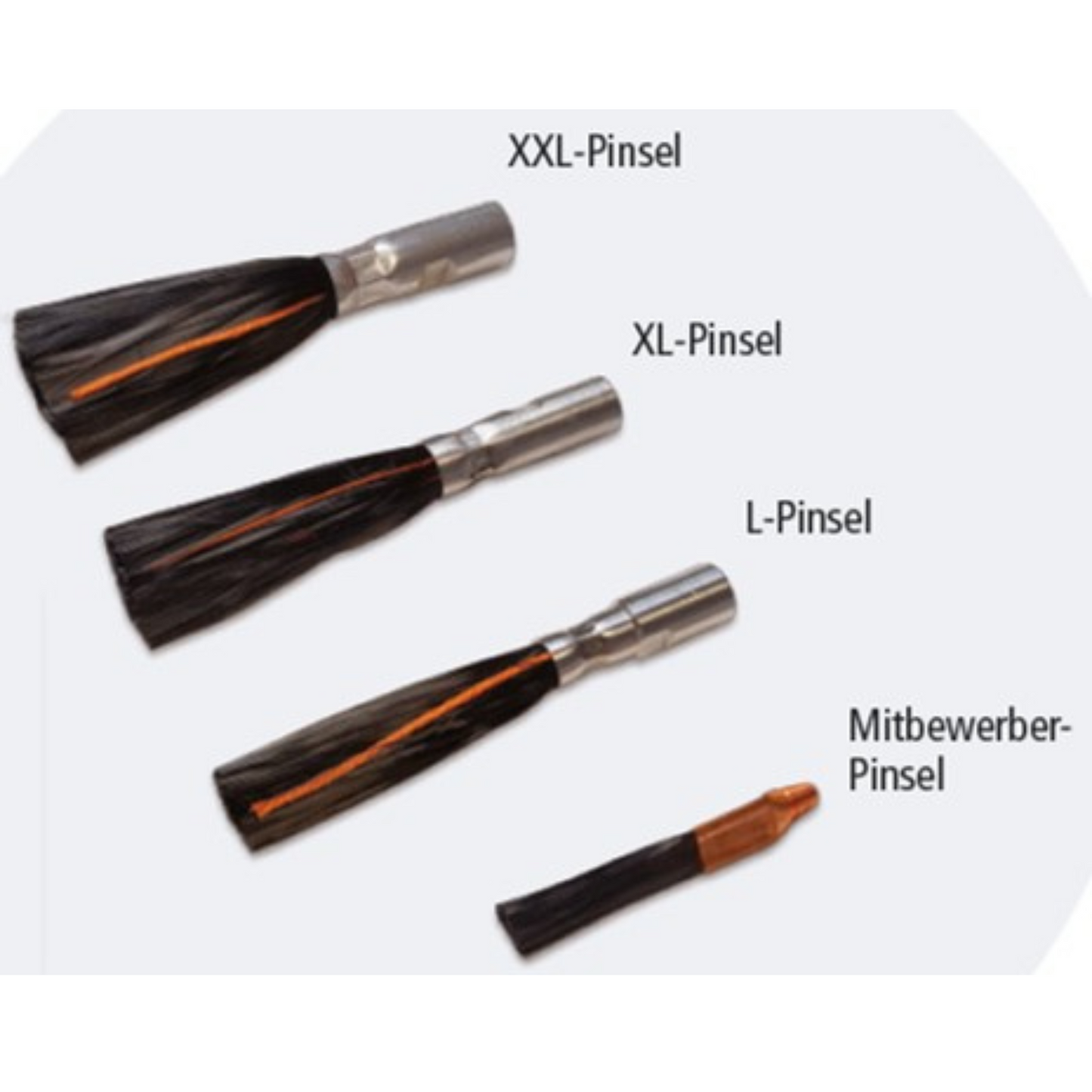 Performance Ersatz-Pinsel L, XL, XXL